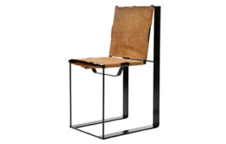 Stoel_leer_interieurarchitect_Sanne_hoogeland_Meubel_zijkant